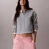Gestreifte Shorts aus Baumwollpopeline Gestreifte Shorts aus Baumwollpopeline