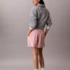 Gestreifte Shorts aus Baumwollpopeline Gestreifte Shorts aus Baumwollpopeline