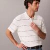 Gestreiftes Polohemd aus Baumwolle Gestreiftes Polohemd aus Baumwolle