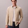 Gestreiftes Slim-Fit-Hemd mit Knopfleiste Gestreiftes Slim-Fit-Hemd mit Knopfleiste