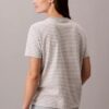 Gestreiftes T-Shirt mit CK-Logo