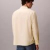 Gewaschenes Popeline-Hemd mit lockerer Passform und Button-Down-Kragen
