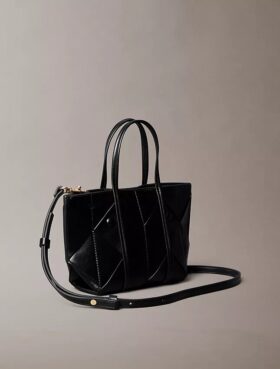 Gewebte Mini-Tote-Umhängetasche