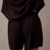 Gewebte Viskose-Schlafshorts