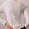 Gewebter, feingerippter, schmaler Cardigan von Monologo Gewebter, feingerippter, schmaler Cardigan von Monologo