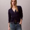 Gewebter Monologo-Zopfmuster-Cardigan Gewebter Monologo-Zopfmuster-Cardigan