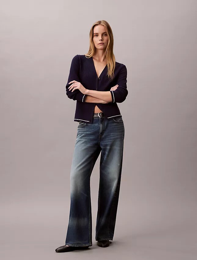 Gewebter Monologo-Zopfmuster-Cardigan Gewebter Monologo-Zopfmuster-Cardigan