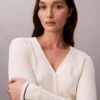 Gewebter Monologo-Zopfmuster-Cardigan Gewebter Monologo-Zopfmuster-Cardigan