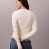 Gewebter Monologo-Zopfmuster-Cardigan Gewebter Monologo-Zopfmuster-Cardigan