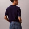 Gewebtes Monologo-Pullover-Poloshirt
