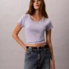 Gewebtes Monologo Slim T-Shirt
