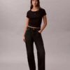 Gewebtes Monologo Slim T-Shirt