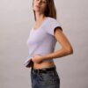 Gewebtes Monologo Slim T-Shirt