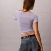 Gewebtes Monologo Slim T-Shirt
