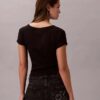 Gewebtes Monologo Slim T-Shirt