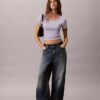 Gewebtes Monologo Slim T-Shirt