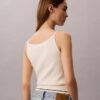 Gewebtes Monologo-Zopfmuster-Tanktop