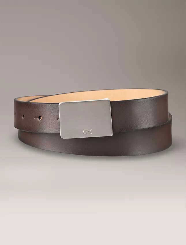 Glatter Gürtel mit Plakette Glatter Gürtel mit Plakette