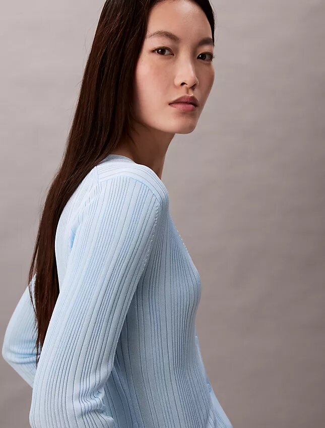 Glatter, melierter Strickcardigan Glatter, melierter Strickcardigan