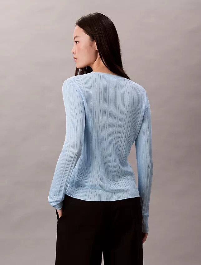 Glatter, melierter Strickcardigan Glatter, melierter Strickcardigan