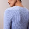 Glatter, melierter Strickcardigan