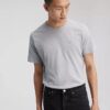 Glattes Baumwoll-T-Shirt mit Monogram Glattes Baumwoll-T-Shirt mit Monogram