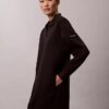 Glattes Mini-Polo-Sweatshirt-Kleid Glattes Mini-Polo-Sweatshirt-Kleid