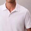 Glattes Monogram-Poloshirt aus Baumwollmischung