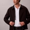 Glattes Monogram-Poloshirt aus Baumwollmischung