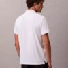 Glattes Monogram-Poloshirt aus Baumwollmischung