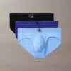 Grafik-Monogram-Slip aus Cotton Stretch im 3er-Pack