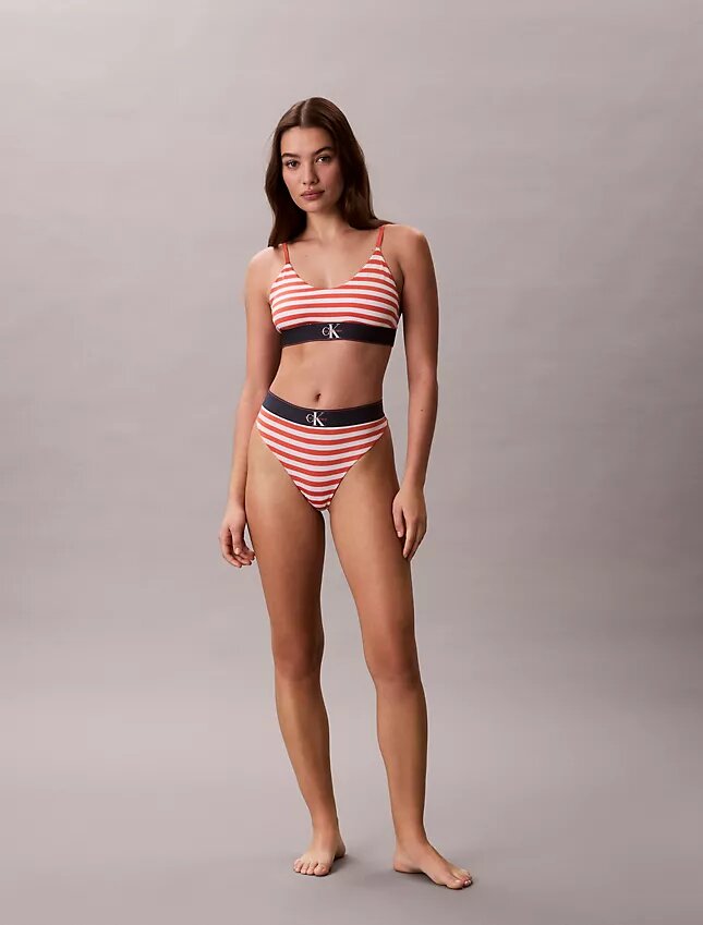 Grafik-Monogram-Stretch-Thong aus Microfiber Grafik-Monogram-Stretch-Thong aus Microfiber