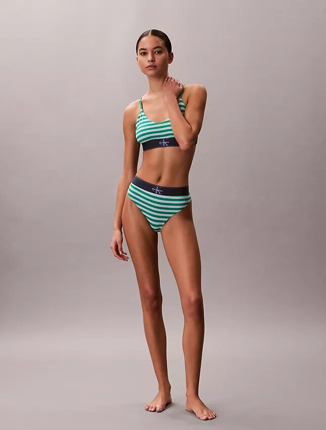 Grafik-Monogram-Stretch-Thong aus Microfiber Grafik-Monogram-Stretch-Thong aus Microfiber