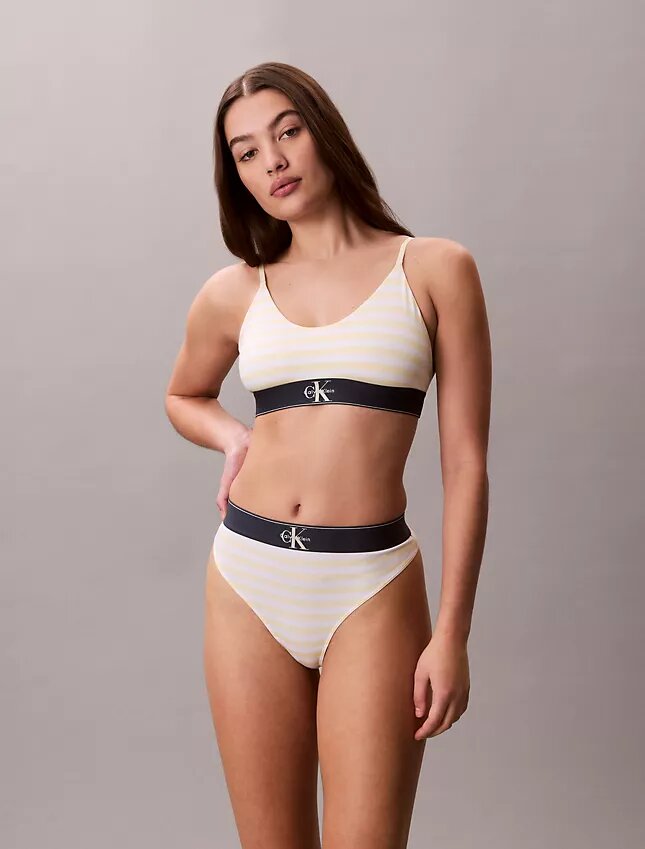 Grafik-Monogram-Stretch-Thong aus Microfiber Grafik-Monogram-Stretch-Thong aus Microfiber