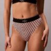Grafik-Monogram-Stretch-Thong aus Microfiber Grafik-Monogram-Stretch-Thong aus Microfiber