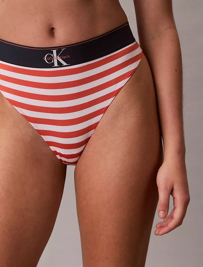 Grafik-Monogram-Stretch-Thong aus Microfiber Grafik-Monogram-Stretch-Thong aus Microfiber