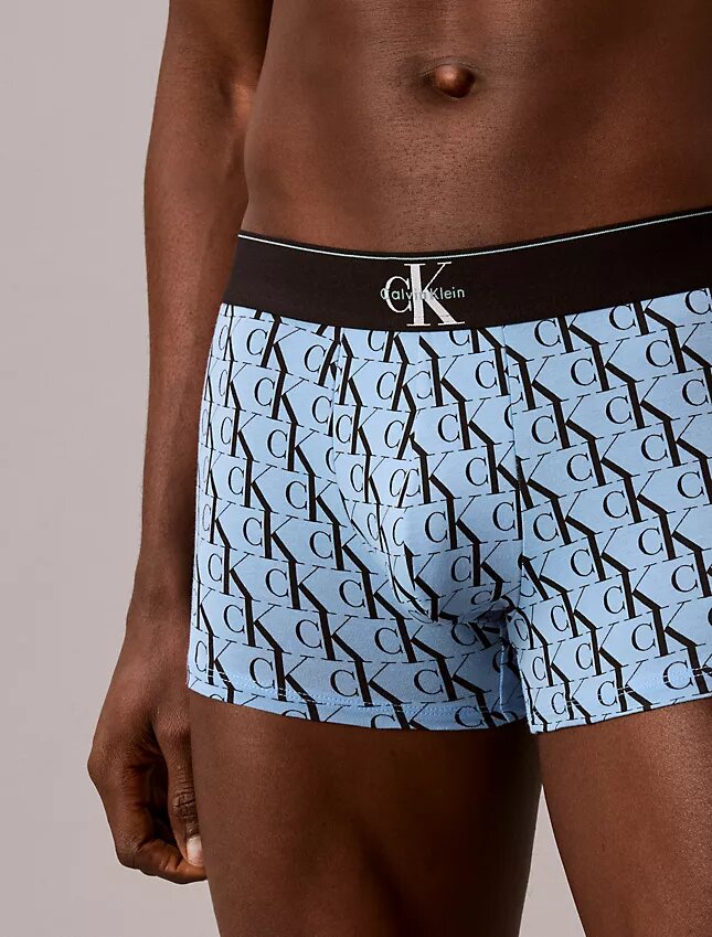 Grafik-Monogram-Trunk aus Cotton Stretch im 3er-Pack Grafik-Monogram-Trunk aus Cotton Stretch im 3er-Pack