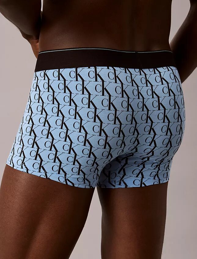 Grafik-Monogram-Trunk aus Cotton Stretch im 3er-Pack Grafik-Monogram-Trunk aus Cotton Stretch im 3er-Pack