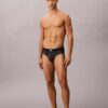 Grafischer Monogram-Stretch-Hüftslip aus Microfiber