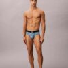 Grafischer Monogram-Stretch-Hüftslip aus Microfiber Grafischer Monogram-Stretch-Hüftslip aus Microfiber