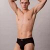 Grafischer Monogram-Stretch-Hüftslip aus Microfiber