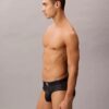 Grafischer Monogram-Stretch-Hüftslip aus Microfiber