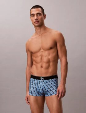 Grafischer Monogram-Stretch-Low Rise Trunk aus Mikrofaser