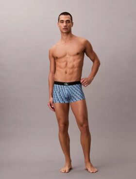 Grafischer Monogram-Stretch-Low Rise Trunk aus Mikrofaser