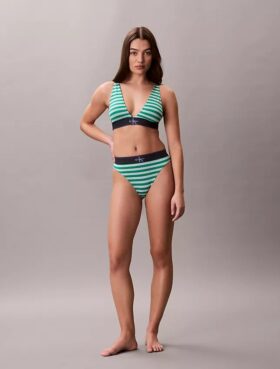 Grafisches Monogram, Microfiber-Stretch, leicht gefüttert, Triangel-Bralette