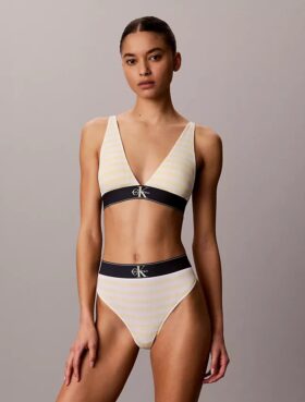Grafisches Monogram, Microfiber-Stretch, leicht gefüttert, Triangel-Bralette