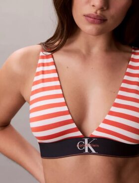 Grafisches Monogram, Microfiber-Stretch, leicht gefüttert, Triangel-Bralette