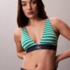 Grafisches Monogram, Microfiber-Stretch, leicht gefüttert, Triangel-Bralette Grafisches Monogram, Microfiber-Stretch, leicht gefüttert, Triangel-Bralette