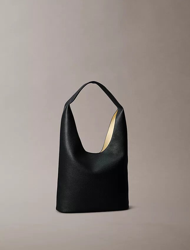 Große, lässige Tasche mit Kieselstruktur Große, lässige Tasche mit Kieselstruktur
