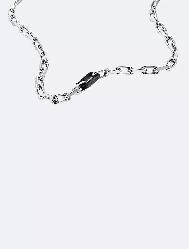 Halskette mit skulpturaler Gliederkette Halskette mit skulpturaler Gliederkette